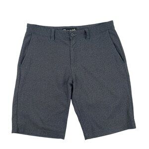 Travis Matthew Shorts Men Sz 34 Black Performance Lightweight Stretch Golf NWOT